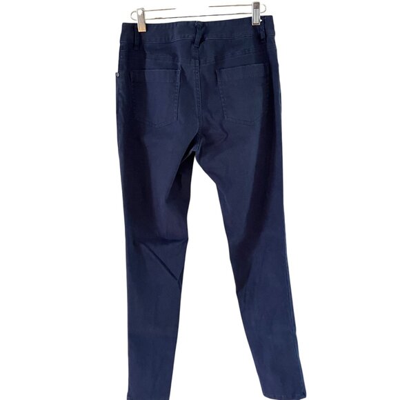 Pendleton Navy Blue Pants Women 4  Slim Fit Stretch Mid Rise Casual - Picture 3 of 14